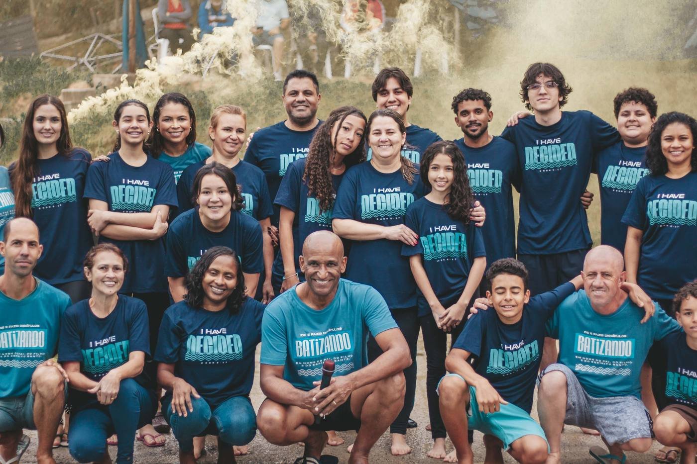 Grupo da igreja reunido