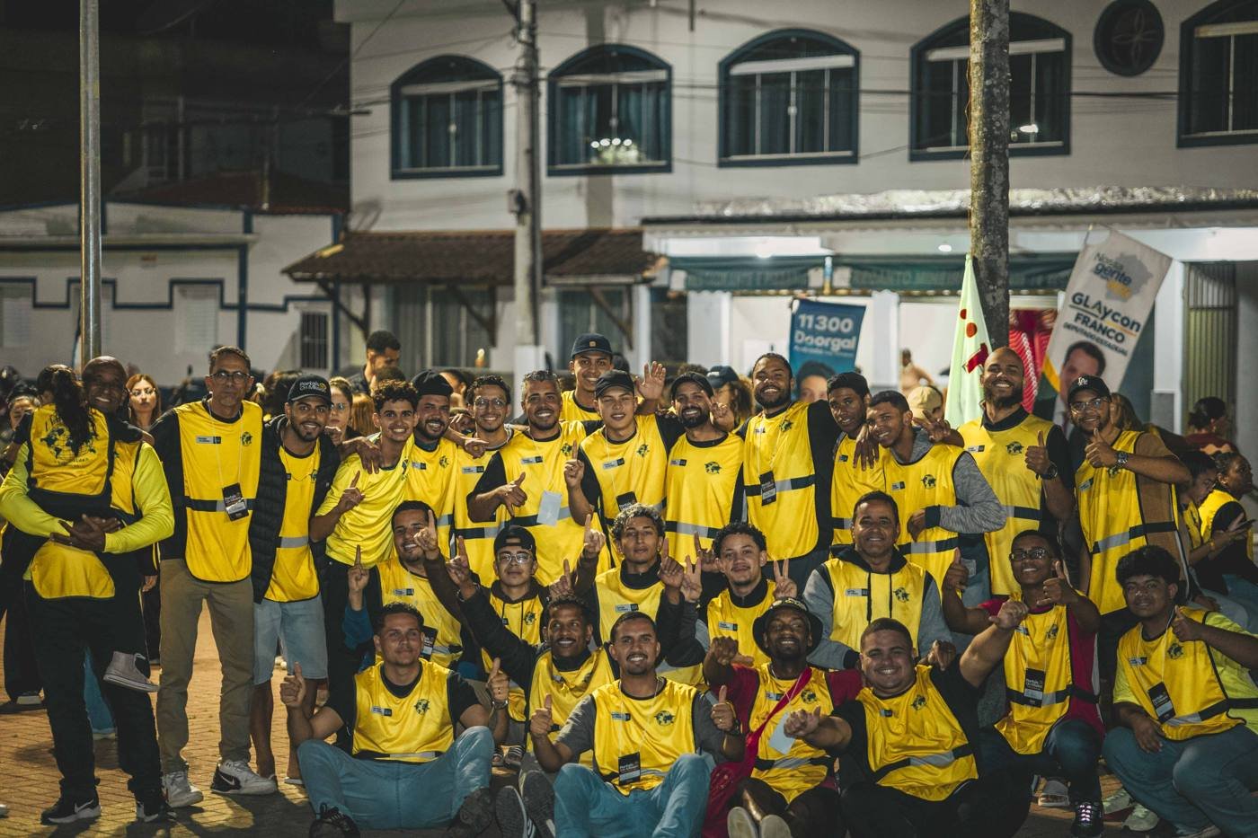 Voluntários da igreja em ação social